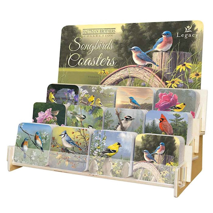 Coaster Collection-Songbirds (12 Coasters In 12 Designs) (Display ORD SPY