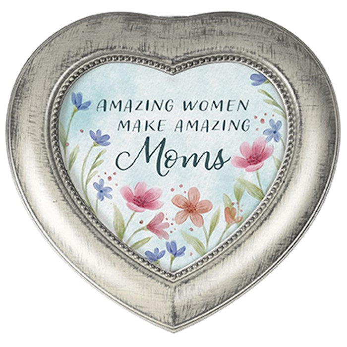 Music Box-Amazing Moms/Amazing Grace (Heart Shaped)