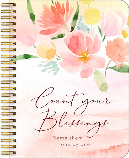 Notebook-Count Your Blessings (6-5/8" x 8-1/4")
