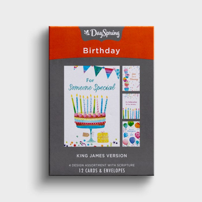 Boxed Card-Birthday-Birthday (Box Of 12)-J9175