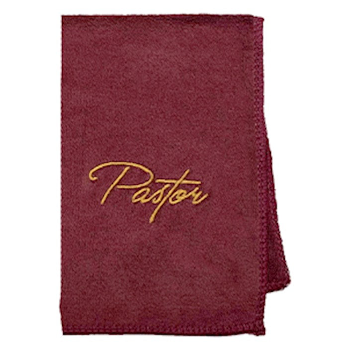 Pastor Towel-Pastor-Burgundy Microfiber