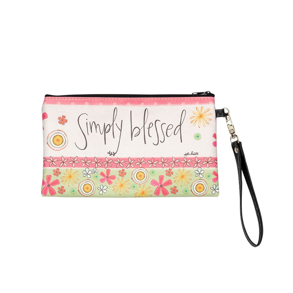 Rectangle Wristlet-Simply Blessed (8.5" x 5")