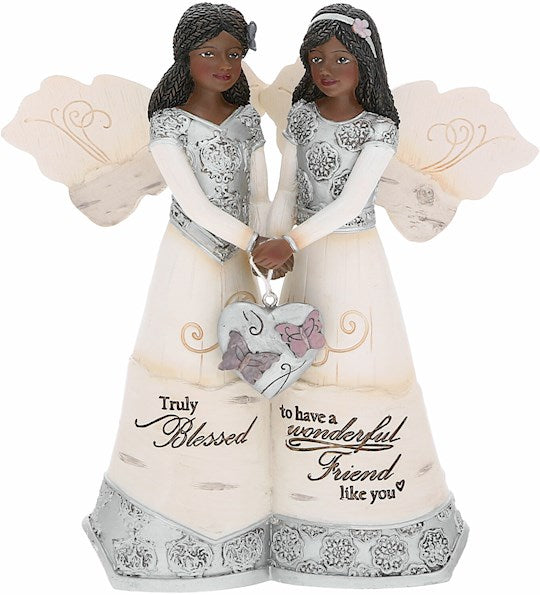 Figurine-Ebony Angels-Friendship (5.5")