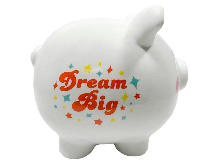 Piggy Bank-Dream Big (7" x 6.5")