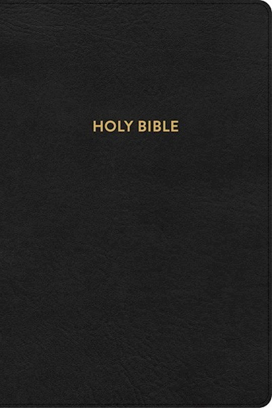 KJV Rainbow Study Bible-Black LeatherTouch Indexed