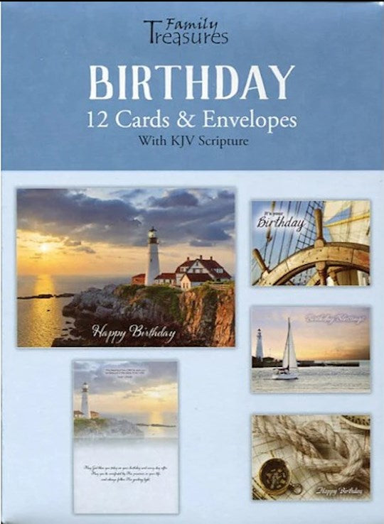 Boxed Card-Birthday-Birthday Blessings (Box Of 12)