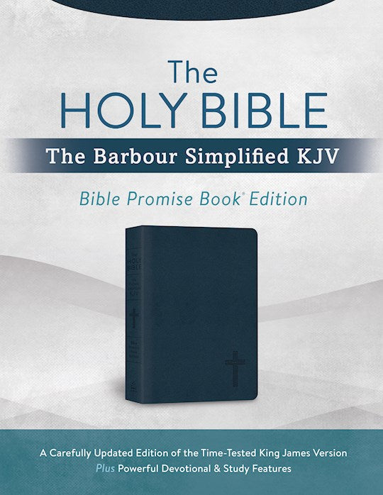 KJV Simplified Bible: The Bible Promise Book Edition-Navy Cross DiCarta