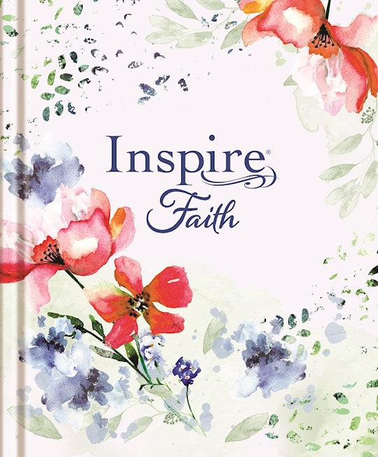 NLT Inspire Faith Bible/Large Print Filament Enabled-Wildflower Meadow Hardcover