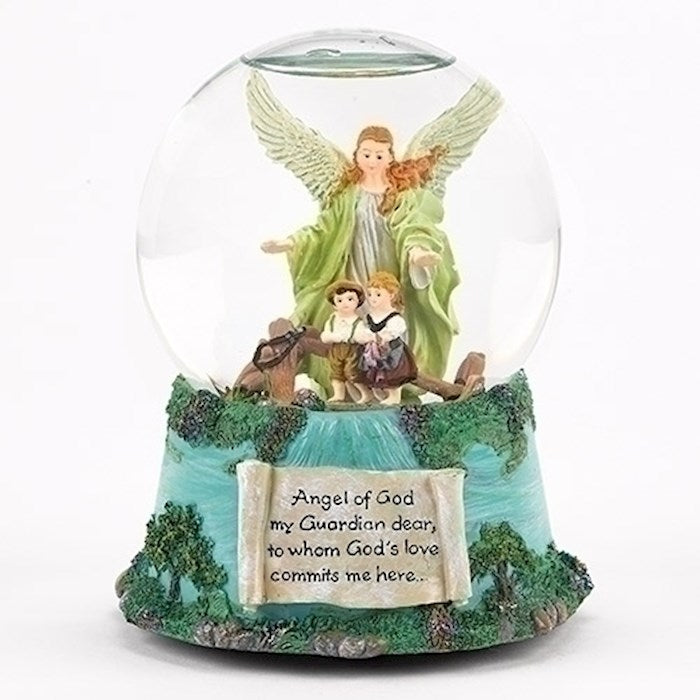 Musical Dome Globe-Guardian Angel-Jesus Loves Me (5.7")
