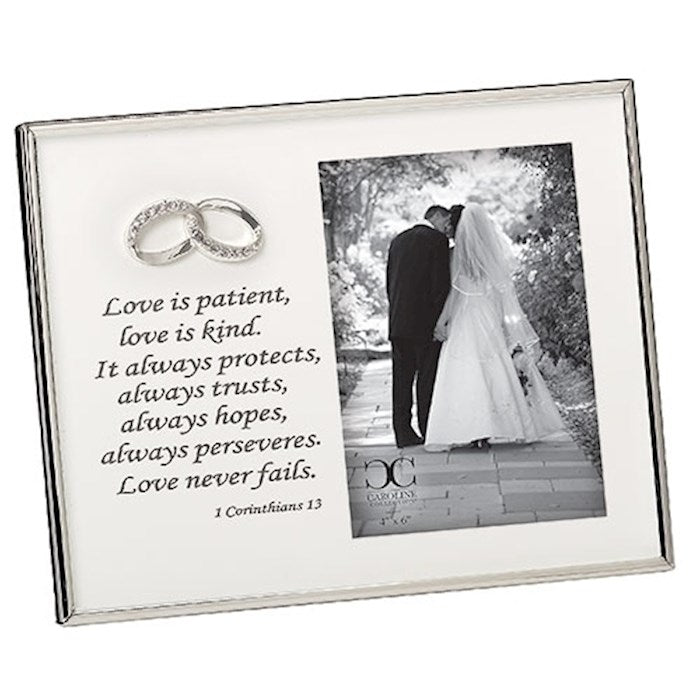 Frame-Love Is Patient... 1Cor 13-Matte (Holds 4 x 6) (7")