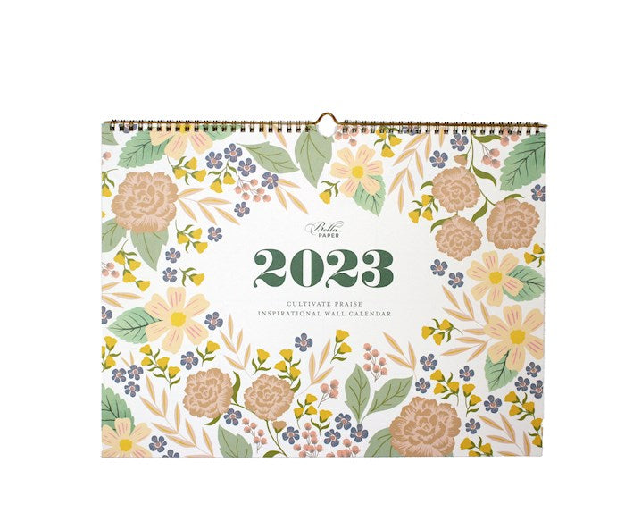 Cultivate Praise - 2023 Inspirational Wall Calendar 16" x 12"