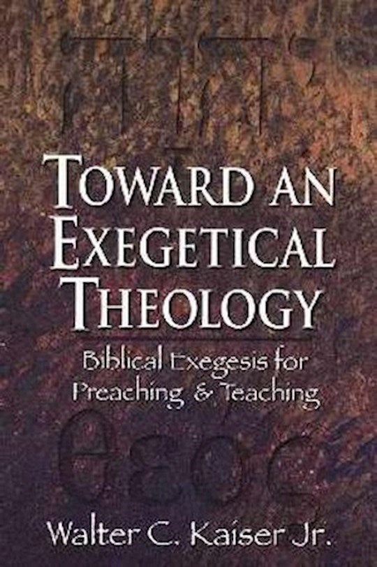 Toward An Exegetical Theology