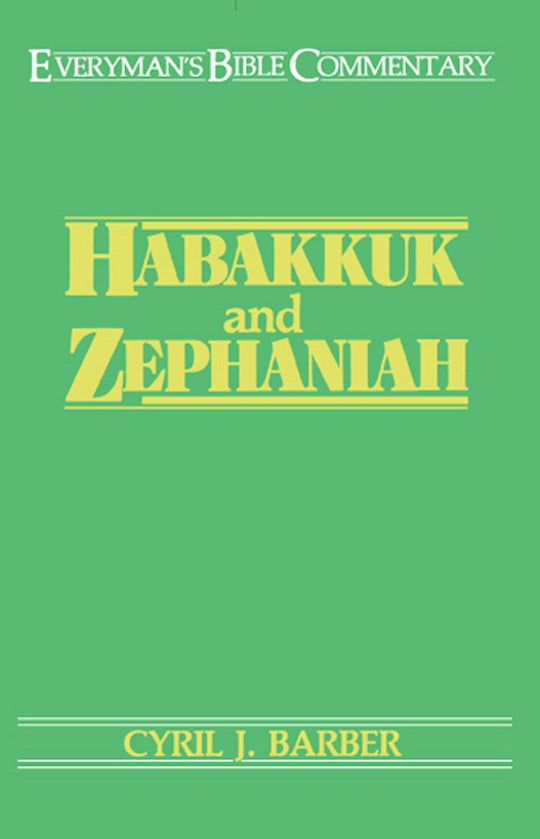 Habakkuk And Zephaniah (Everyman&