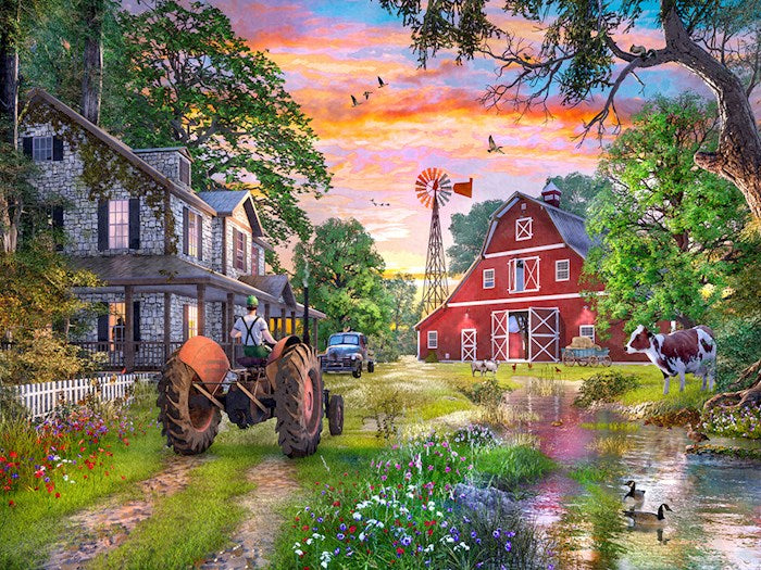 Jigsaw Puzzle-Working Farm (550 Pieces)