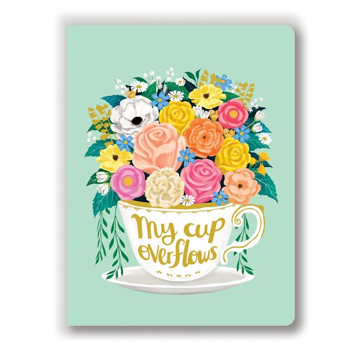 Overflow with Thankfulness Coptic-Bound Journal