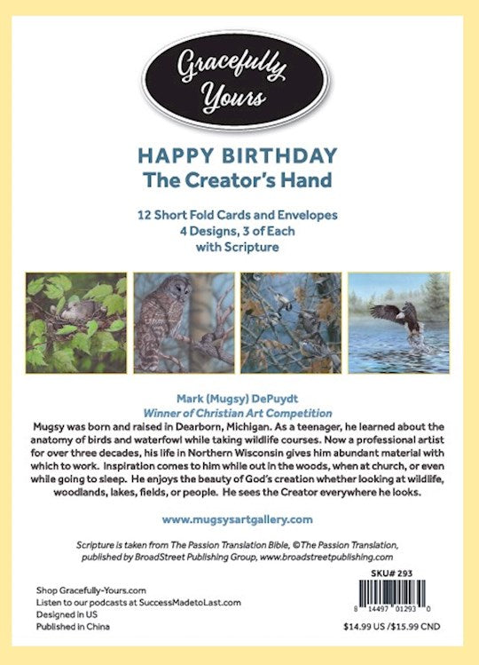 CARD-GRACEFULLY YOURS-Hands-Birthday