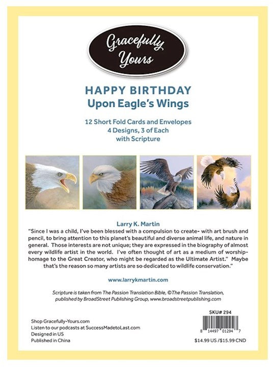 CARD-GRACEFULLY YOURS-Wings-Birthday