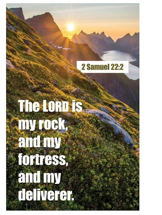 Bulletin-The Lord Is My Rock And My Fortress (Pack Of 100)