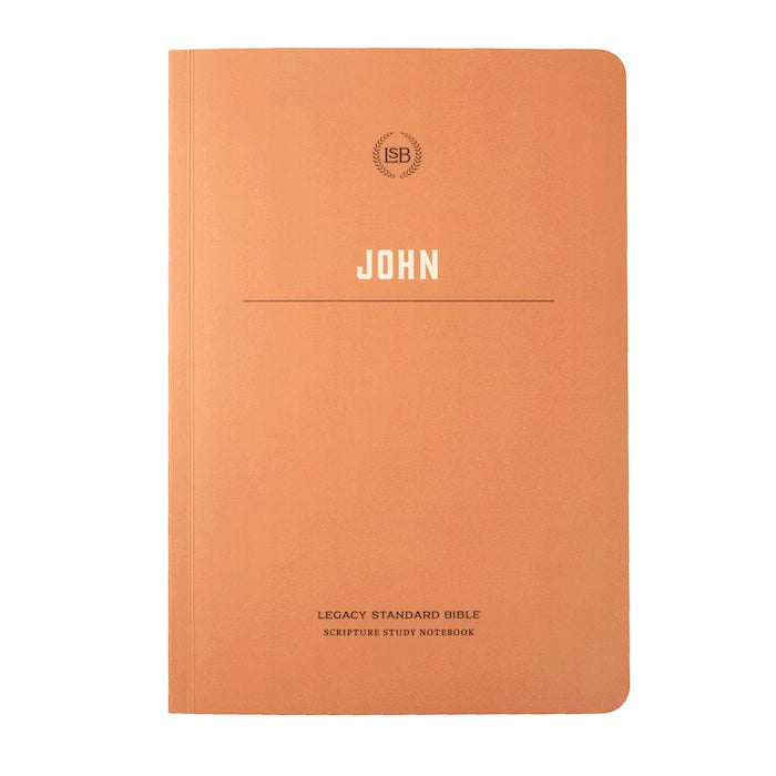 LSB Legacy Standard Bible Scripture Study Notebook: John-Softcover