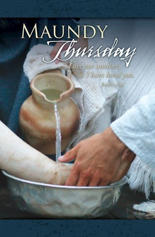 Bulletin-Maundy Thursday: Love One Another (KJV) (Pack Of 100)