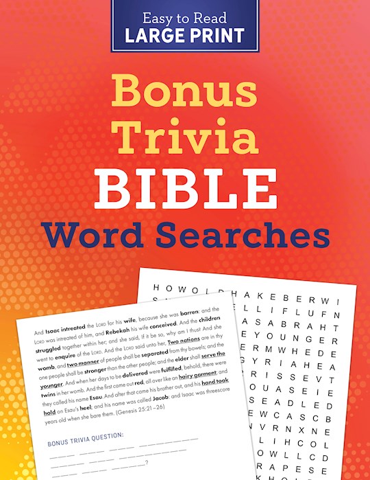 Bonus Trivia Bible Word Searches Large Print (Out of Print)
