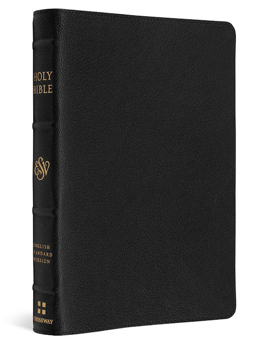 Esv Heirloom Bible (Alpha Edition)-Black Goatskin Leather (Order