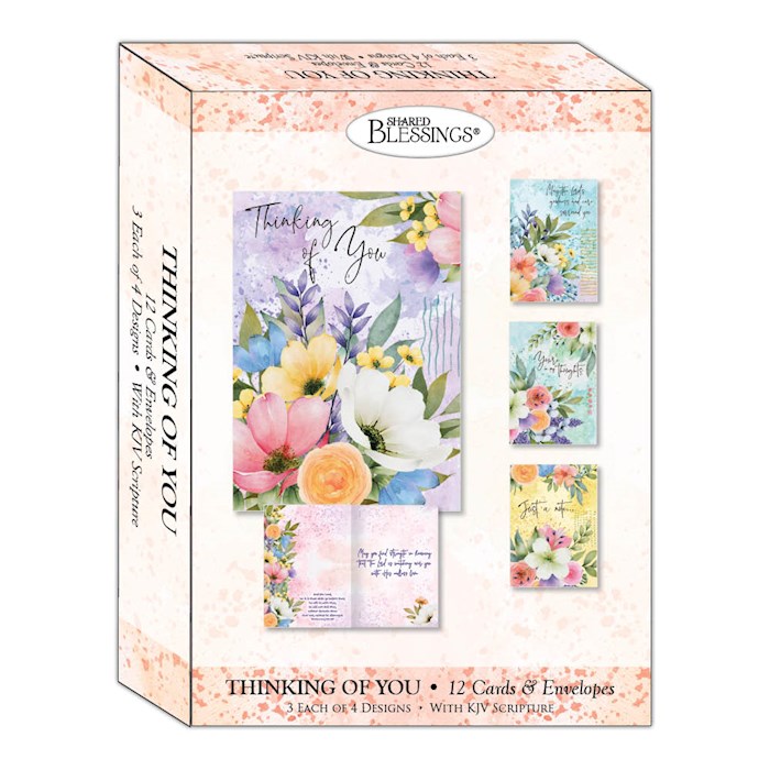 Boxed Card-Thinking Of You: Garden&