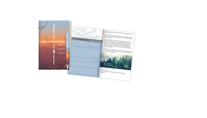 Gift Set-Set Free (NIV) w/Devotional Book & Pen