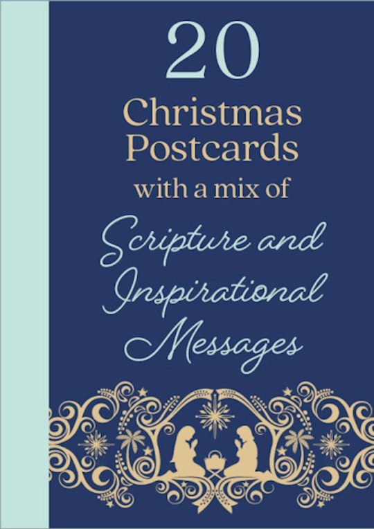 Boxed Card-Christmas-Inspirational Christmas Postcard Book (Pack Of 20)