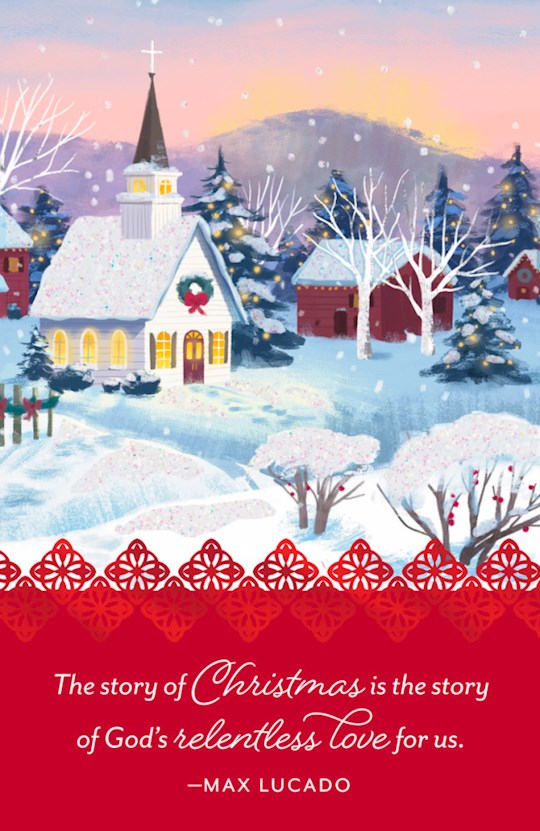 Boxed Card-Christmas-Max Lucado Christmas Village (Box Of 18)