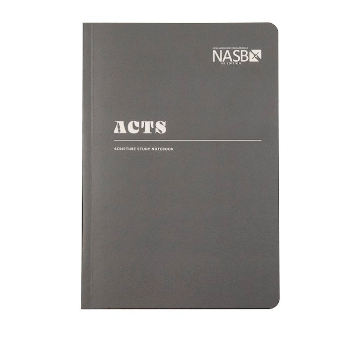 NASB 1995 Scripture Study Notebook: Acts (Second Edition)-Softcover