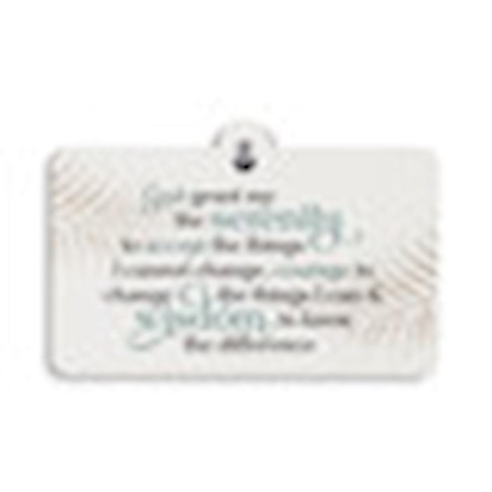 Suction Sign-God Grant Me Serenity (5 x 3.5)