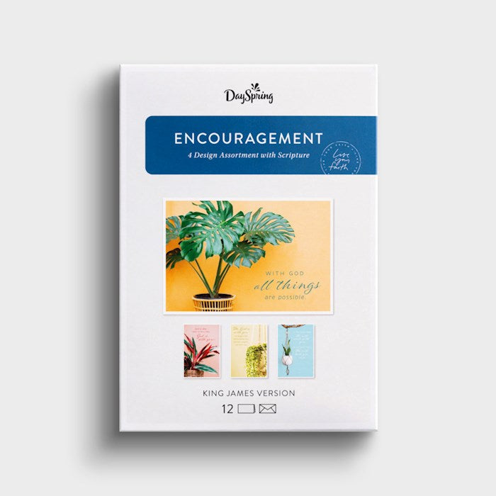 Boxed Card-Encouragement-House Plants (Box Of 12)-U0064