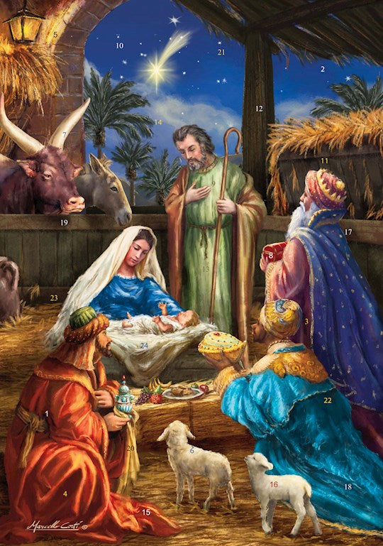 Calendar-Advent: Presenting The Gifts (8.25 x 11.75)-Medium