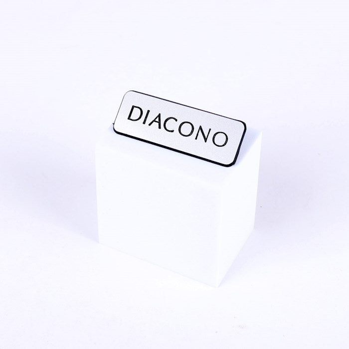 Spanish-Badge-Deacon-Pin Back-Silver