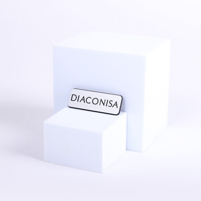 Spanish-Badge-Deaconess-Magnetic-Silver