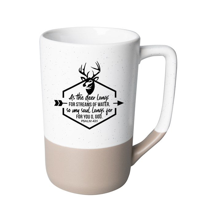 Designer Mugs-Pebble-As The Deer (Psalm 42:1)