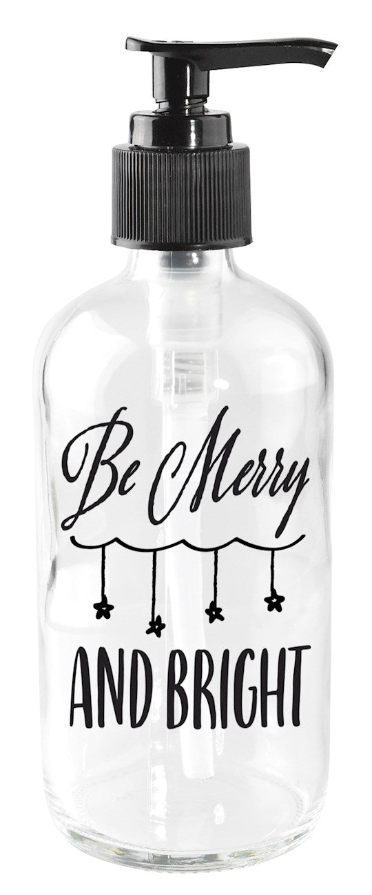 Soap Dispenser-Be Merry (8 Oz)