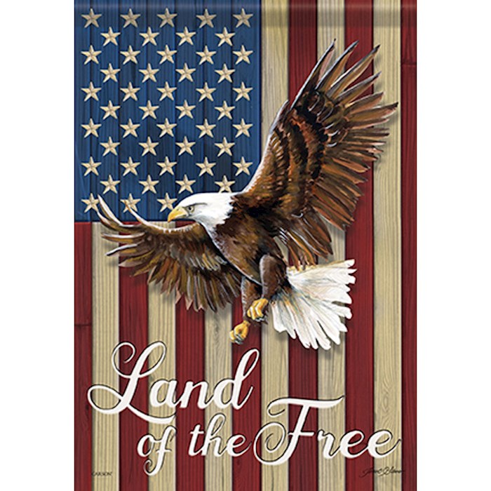 Flag-Durasoft-Garden-Land Of The Free (13 x 18)