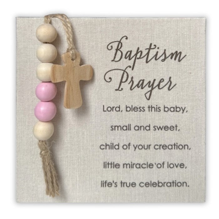 Plaque-Baptism/Lord Bless This Baby (6" x 6")