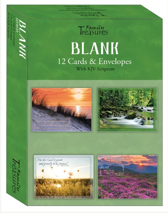 Boxed Card-Blank-Scenery (Pack Of 12)