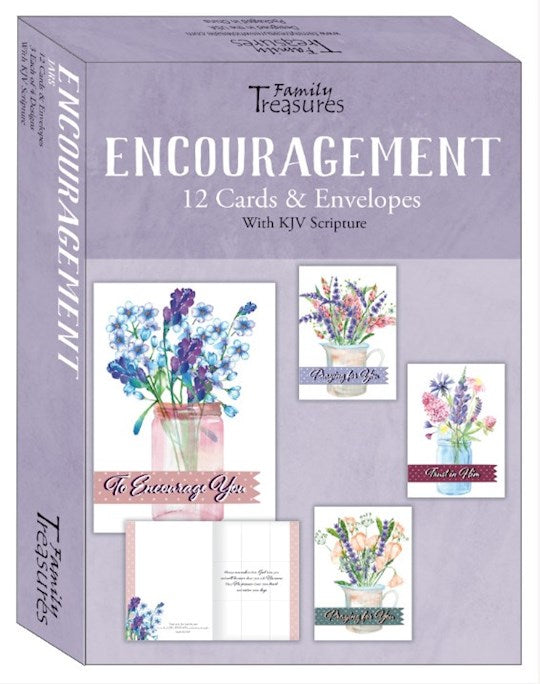 Boxed Card-Encouragement-Jars (Pack Of 12)