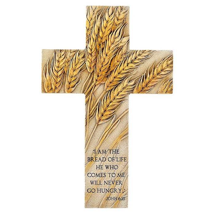Wall Cross-Bread Of Life (6.4" x 9.9")