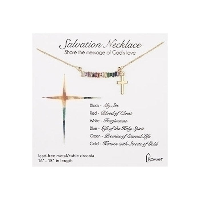 Necklace-Salvation-Gold w/ Gift Box (Adjustable 16-18")