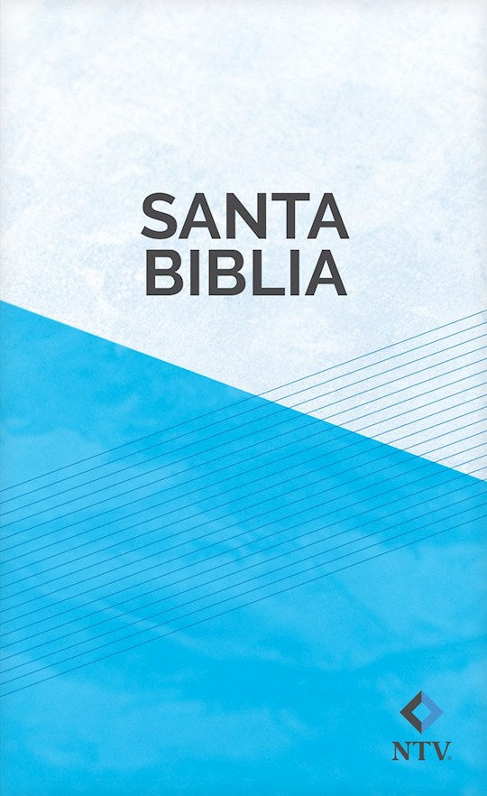 NTV Biblia Economica Edicion Semilla (NLT Economy Bible Seed Edition)-Blue Softcover