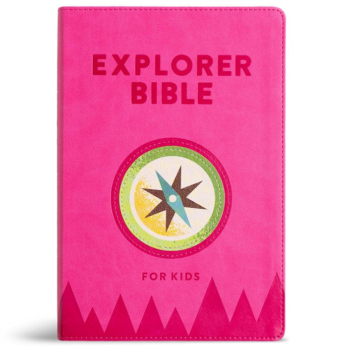 KJV Explorer Bible For Kids-Bubble Gum LeatherTouch