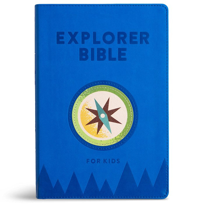 KJV Explorer Bible For Kids-Royal Blue LeatherTouch Indexed