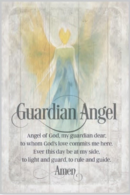 Plaque-Inspirational-Guardian Angel Prayer (6 x 9)
