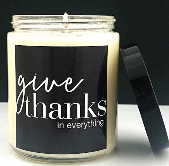 Candle-Give Thanks-Matcha Mint (Words To Live By) (8 OZ)