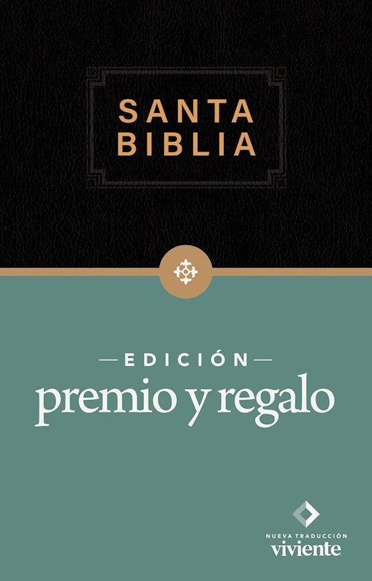 NTV Edicion Premio y Regalo (NLT Gift & Award Edition)-Black LeatherLike